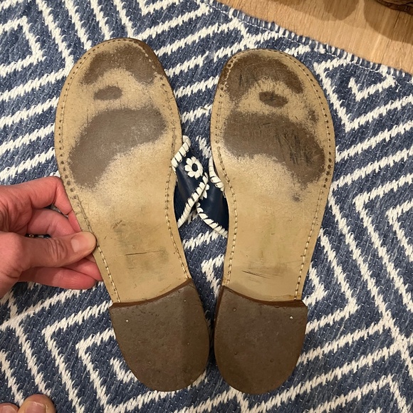 Jack Rogers Sandals - Navajo Navy and White sz 11 - Picture 4 of 4